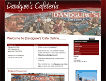 Tablet Screenshot of dansnashvillecafe.com